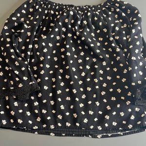 Abercrombie girls off the shoulder shirt size 11/12